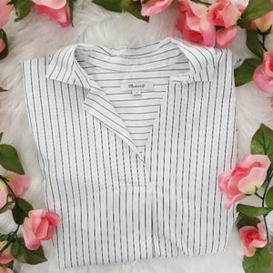 Madewell | courier button-back festival stripe top